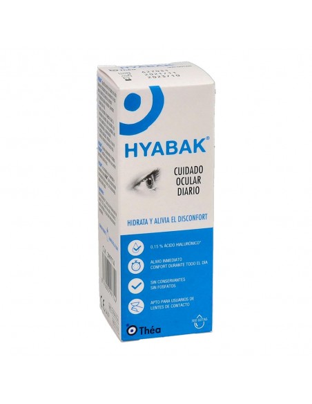 Hyabak Solución hidratante para lentes de contacto 10 ml