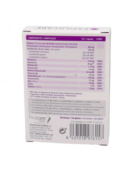 Papilocare Inmunocaps 30 cápsulas