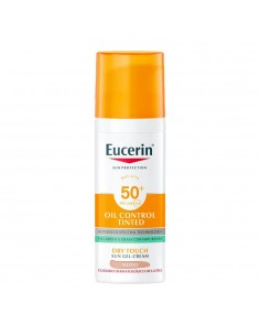 Eucerin Sun Gel Crema Color Oil Dry Touch SPF50+ 50 ml