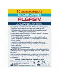 Algasiv Almohadillas Adhesivas para Dentaduras Postizas Inferior 30 unidades 2
