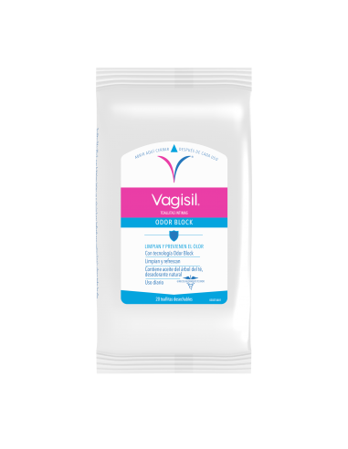 Vagisil Odor Block 10 toallitas