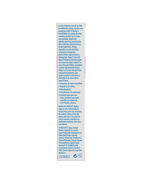 Vagisil Crema de Avena Calmante 30 g