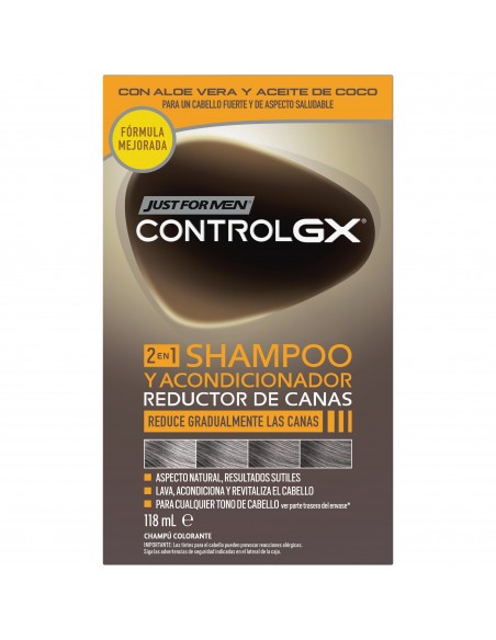 Just For Men ControlGX 2 en 1 Champú + Acondicionador 118 ml