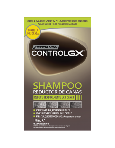 Just For Men ControlGX Champú Reductor de Canas 118 ml