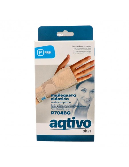 Prim Aqtivo Skin Muñequera Elastica Metacarpiana S P704Bg S