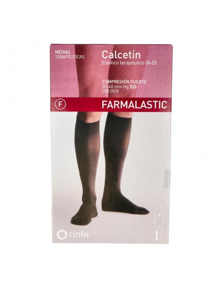 Farmalastic Calcetin Fte Negro T-P
