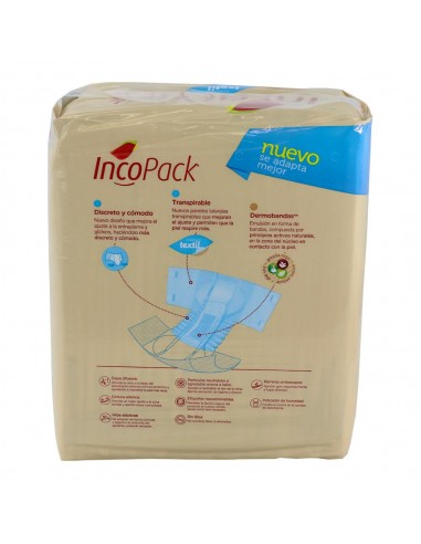 Incopack Noche Elastico T- Gde 80 U