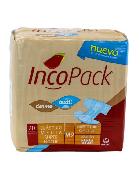 Incopack Supernoche Elastico T-Md 80 U