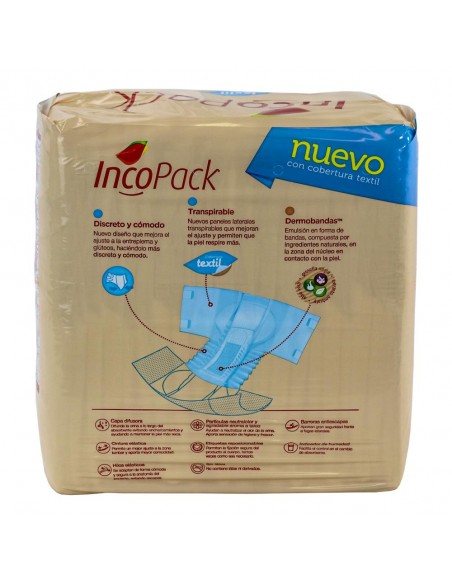 Incopack Supernoche Elastico T-Md 80 U