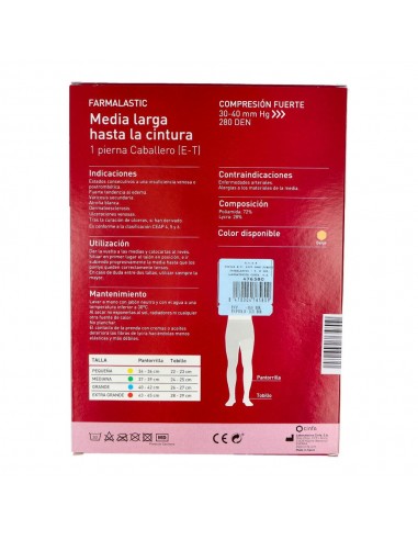 Media E.T. Cint Comp Fuerte Farmalastic Izda T- Med