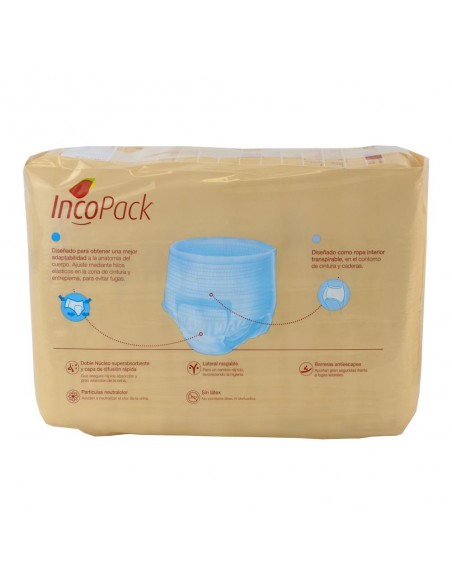 Incopack Pant Talla Media Noche 80 Un