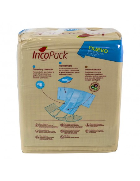 Incopack Supernoche Elastico T-Gde 80 U
