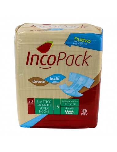 Incopack Supernoche Elastico T-Gde 80 U