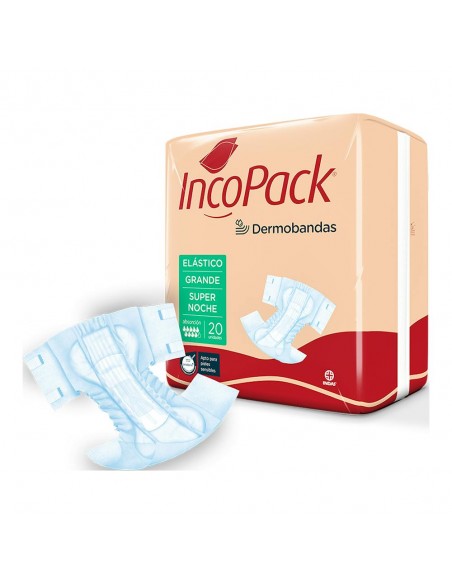 Incopack Supernoche Elastico T-Gde 80 U