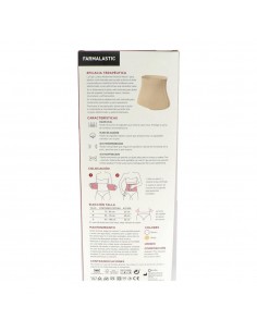 Farmalastic Faja Algodon Velcro Beige T-1 2