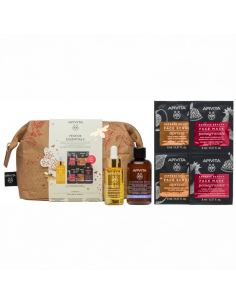 Apivita Cofre Beesential Oils Aceite Día + Espuma 75 ml + 2 mascarillas
