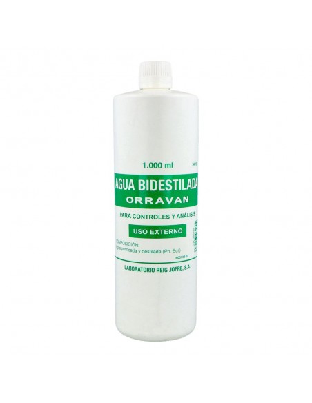 Agua Bidestilada Orravan 1 L