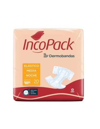 Incopack Noche Elastico T- Med 80 U