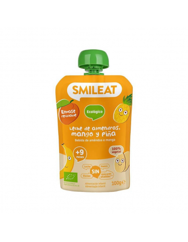 Smileat Pouch Almendra, Mango Y Piña 100 G Eco