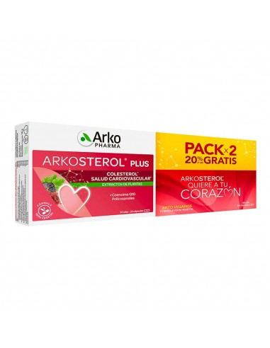 Arkosterol Plus Q10 Pack 2x30 cápsulas