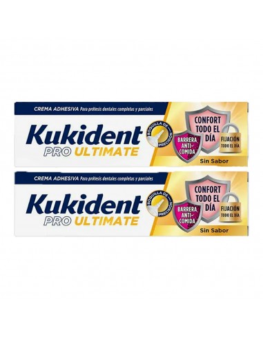 Kukident Pro Duplo Anticomida sin Sabor 2x40 g