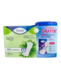 Tena Lady Normal Day-Night 24 unidades + 10 unidades Duopack