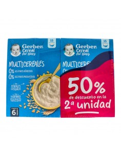 Gerber Papilla Multicereales 0%0% Duplo 2x270 g