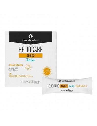 Heliocare 360º Junior Oral Sticks 20 unidades
