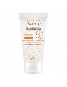 Avène Crema Pantalla Física Intolerancia Solar SPF50+ 50 ml