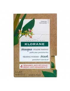 Klorane Mascarilla Polvo Tratante a la Galanga 8 sobres 3 g
