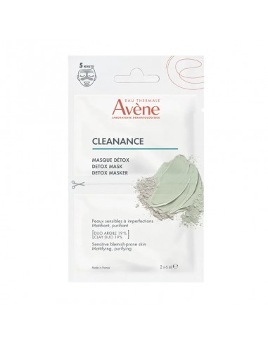 Avène Cleanance Mascarilla Detox 2x6 ml