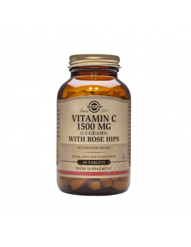 Solgar Vitamina C Rose Hip 1500Mg 90 Ca