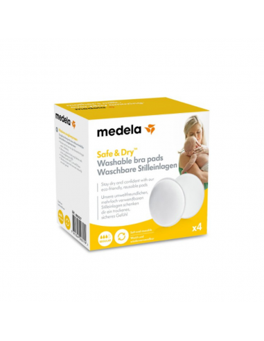 Medela Discos Absorbentes Lavables 4 U