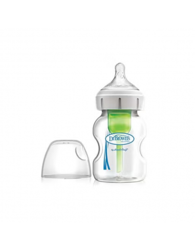 Dr Brown Biberon 0 Bpa Vidrio Anticolico Tetina Silicona 120 ml 2 U