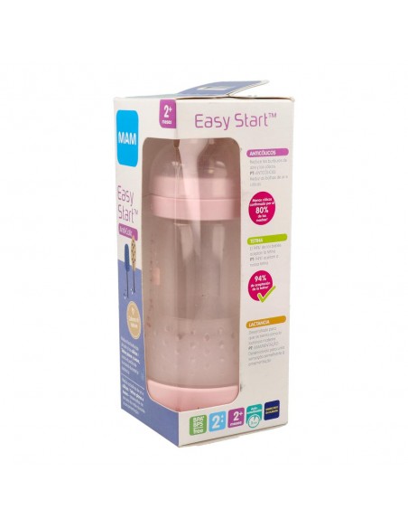 Mam Biberon Anti-Colic 260ml Matt - Rosa