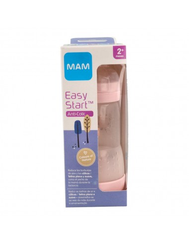 Mam Biberon Anti-Colic 260ml Matt - Rosa