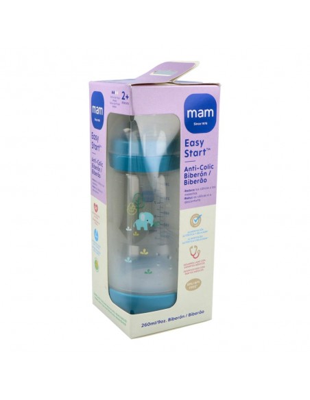 Mam Biberon Anti-Colic 260ml Matt - Azul