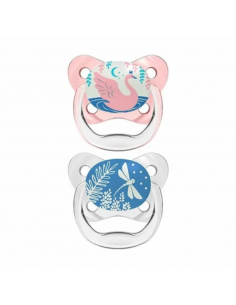 Dr. Brown´S Chupete Prevent Nocturno T1 0-6 Meses Rosa