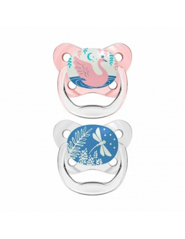 Dr. Brown's Chupete Prevent Nocturno Talla 1 Rosa 0-6 meses