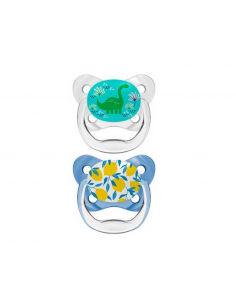 Dr. Brown´S Chupete Prevent Escudo Mariposa T-2 6-18 Meses Azul