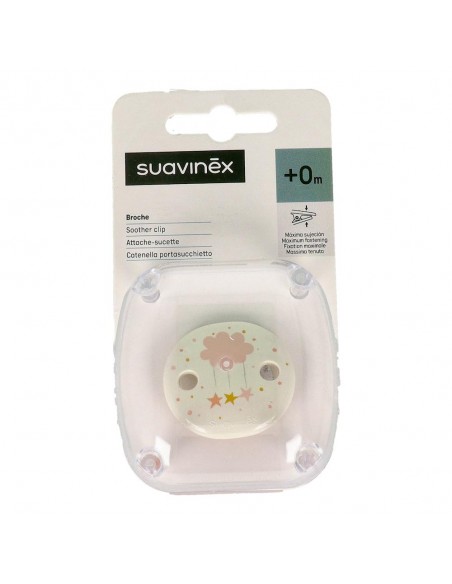 Suavinex Broche Pinza Cadenita Ovalada
