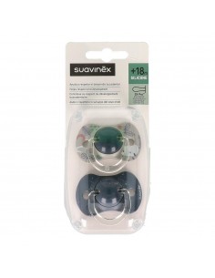 Suavinex Chupete Fisiologico +18M Silicona 2 Und