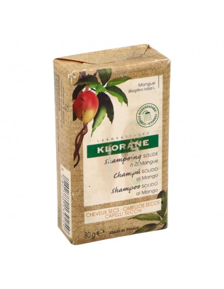 Klorane Champu Solido Al Mango 80 G