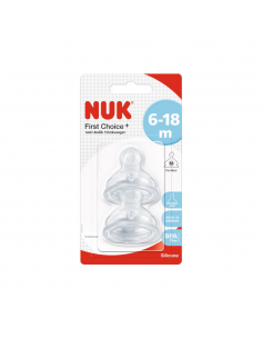 Nuk Tet Sil Anticolico First Choice+ T-2 Xl 2 Tetinas