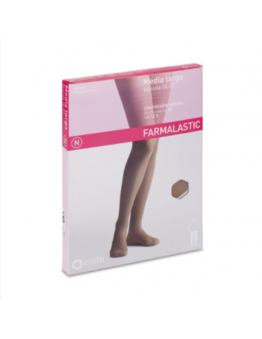 Media Larga (A-F) Comp Normal Farmalastic Blonda Camel T- Extgde