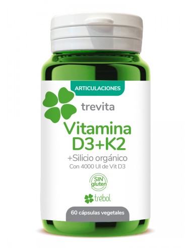 Trevita Vitamina D3 + K2 60 cápsulas