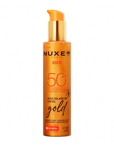 Nuxe Sun Aceite Bronceador Gold Rostro y Cuerpo SPF50 150 ml