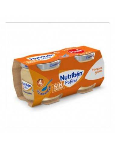 Nutribén Potitos Introducción Manzana Golden SA 2x120 g