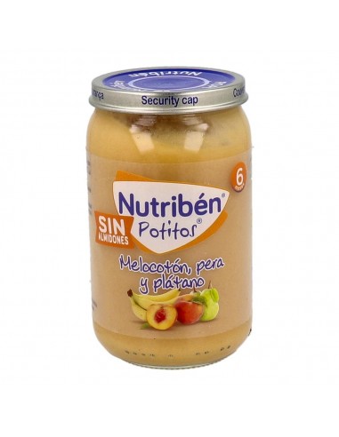 Nutribén Potito Melocotón Pera y Plátano 235 g