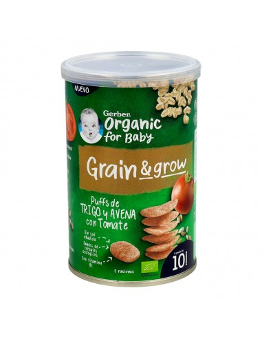 Gerber Organic Snacks Puffs Cereales con Zanahoria 35 g
